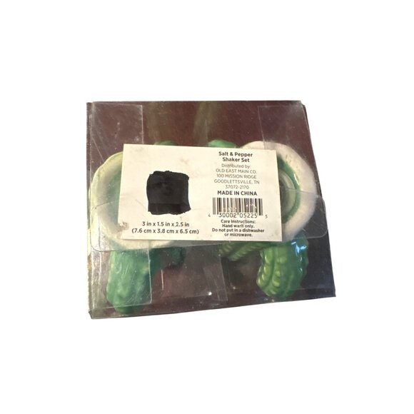 Cactus Ceramic Salt & Pepper Shaker Set Hand-Paint Durable Decorative Kitchenwar - Picture 5 of 10